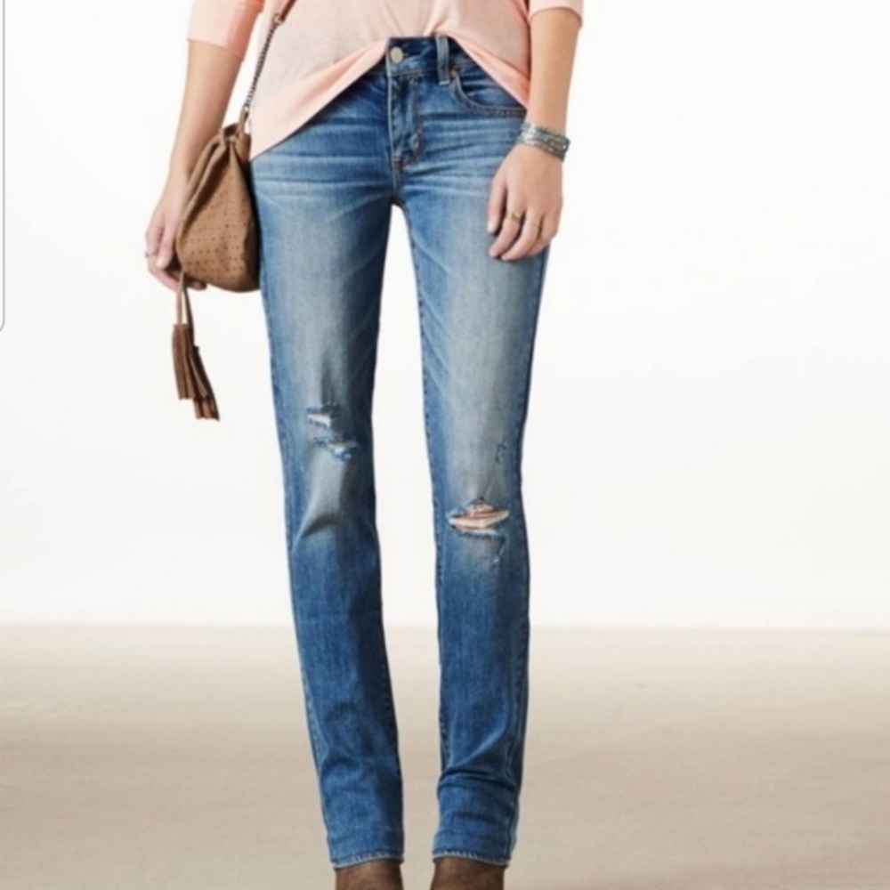 American Eagle 77 Straight Jeans - Picture 1 of 15